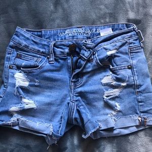 American Eagle Destroyed Shorts 2